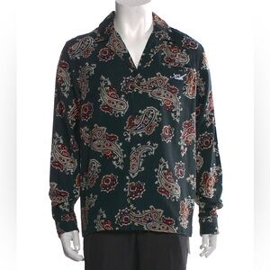 KITH Unisex Paisley Print Long Sleeve Shirt